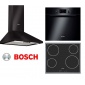 Bosch Musta uuni, taso liesituuletin setti!