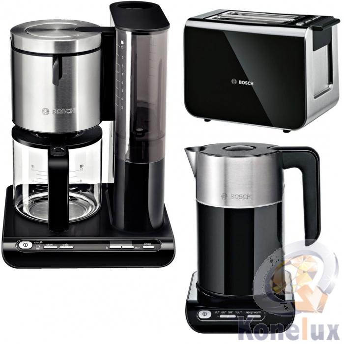 Bosch Styline Breakfast  Set Black - Konelux