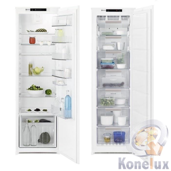Electrolux ERD6DE18S1 jääkaappi + KUN7NE18S pakastin - Konelux