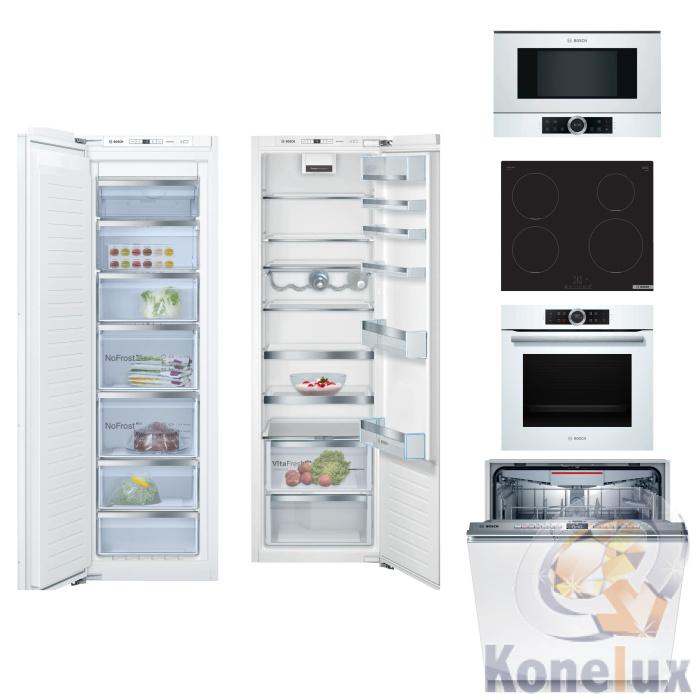 Bosch Integroitava BFL634GW1 HBG672BW1S SMV4HVX31E PUE611BB5E KIR81ADE0 GIN81ACF0 - Konelux