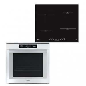 Whirlpool AKZM8480WH + ACM750NE Kalusteuuni + Liesitaso